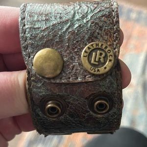 Leatherock Adjustable Snap Cuff Bracelet